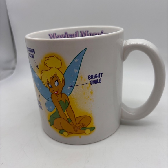 Disney Store Tinkerbell Magical Mornings Character Large Ceramic Coffee Mug - Picture 5 of 15